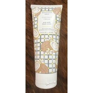 BEEKMAN 1802 PURE GOAT MILK HAND CREAM - COCONUT CREAM 3.4 Oz Brand New Sealed
